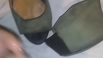 Shoejob Cum High Heels Masturbation Fetish 