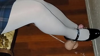 Shoejob Stockings Cumshot Cum Dildo 