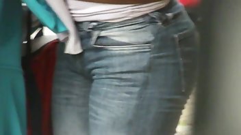 Jeans Teen Ass Amateur Voyeur 