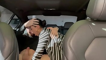 Car Cum Creampie MILF Riding 